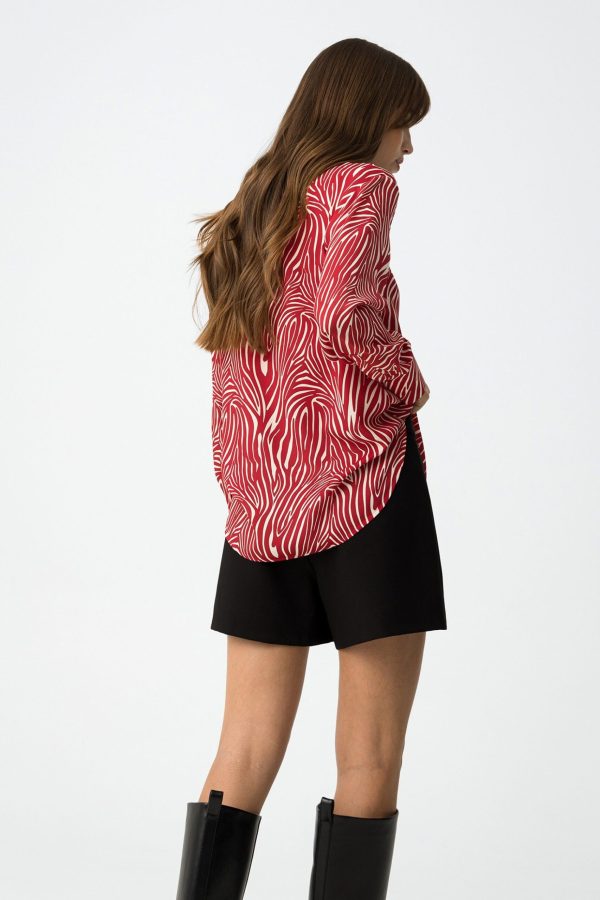 Camisa Paradise Zebra roja - Imagen 5