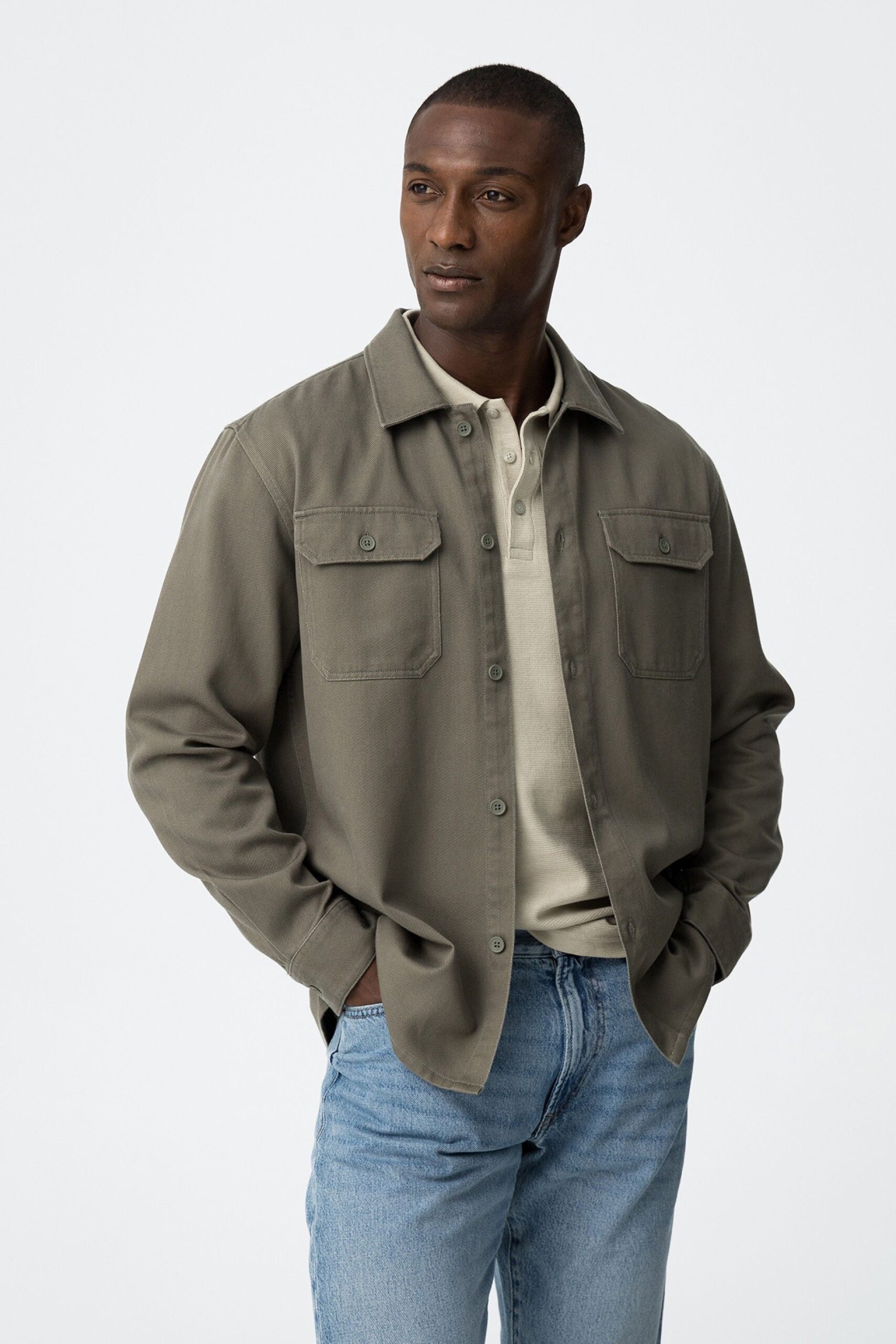 Sobrecamisa DELANO verde - Imagen 5