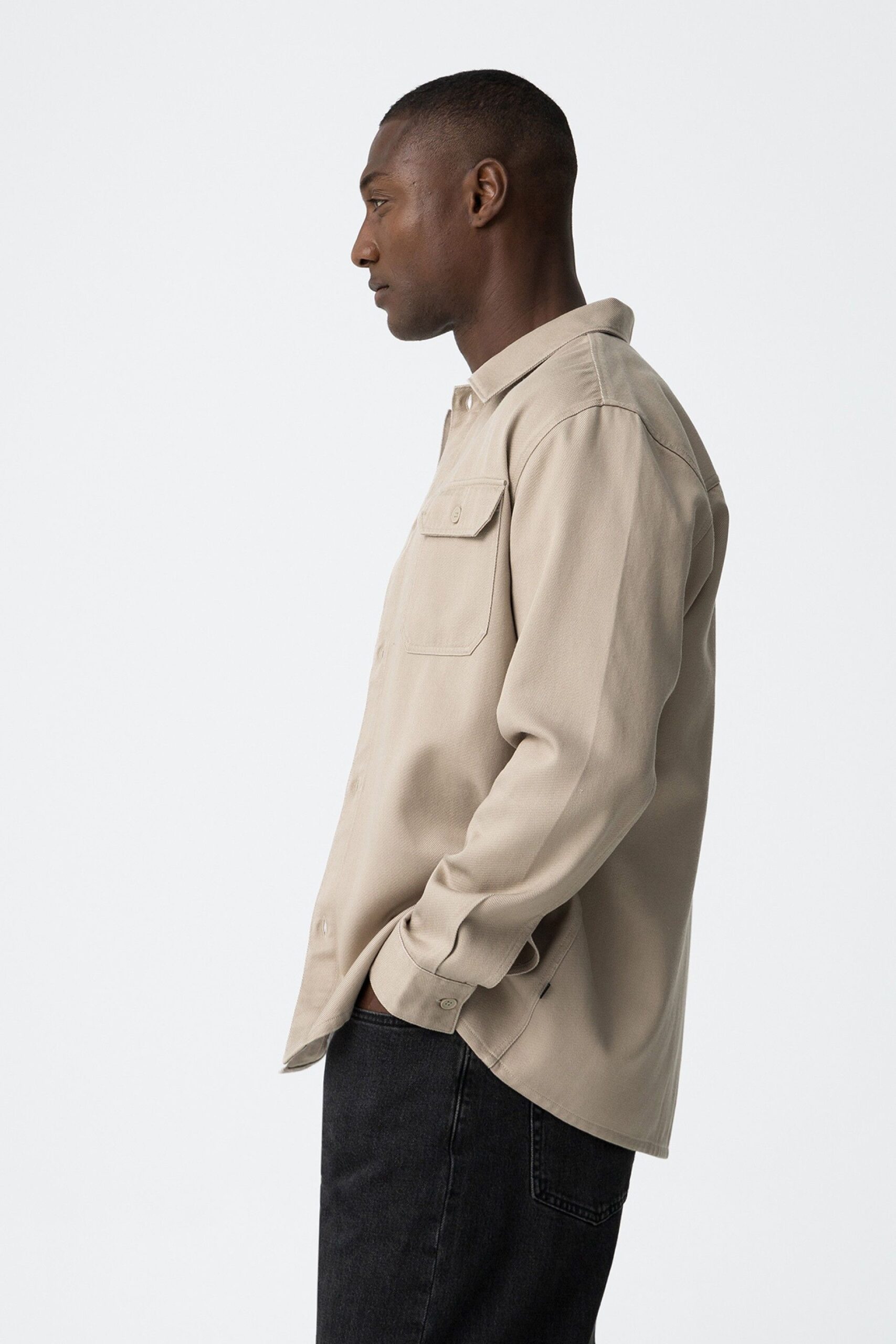 Sobrecamisa DELANO beige - Imagen 5