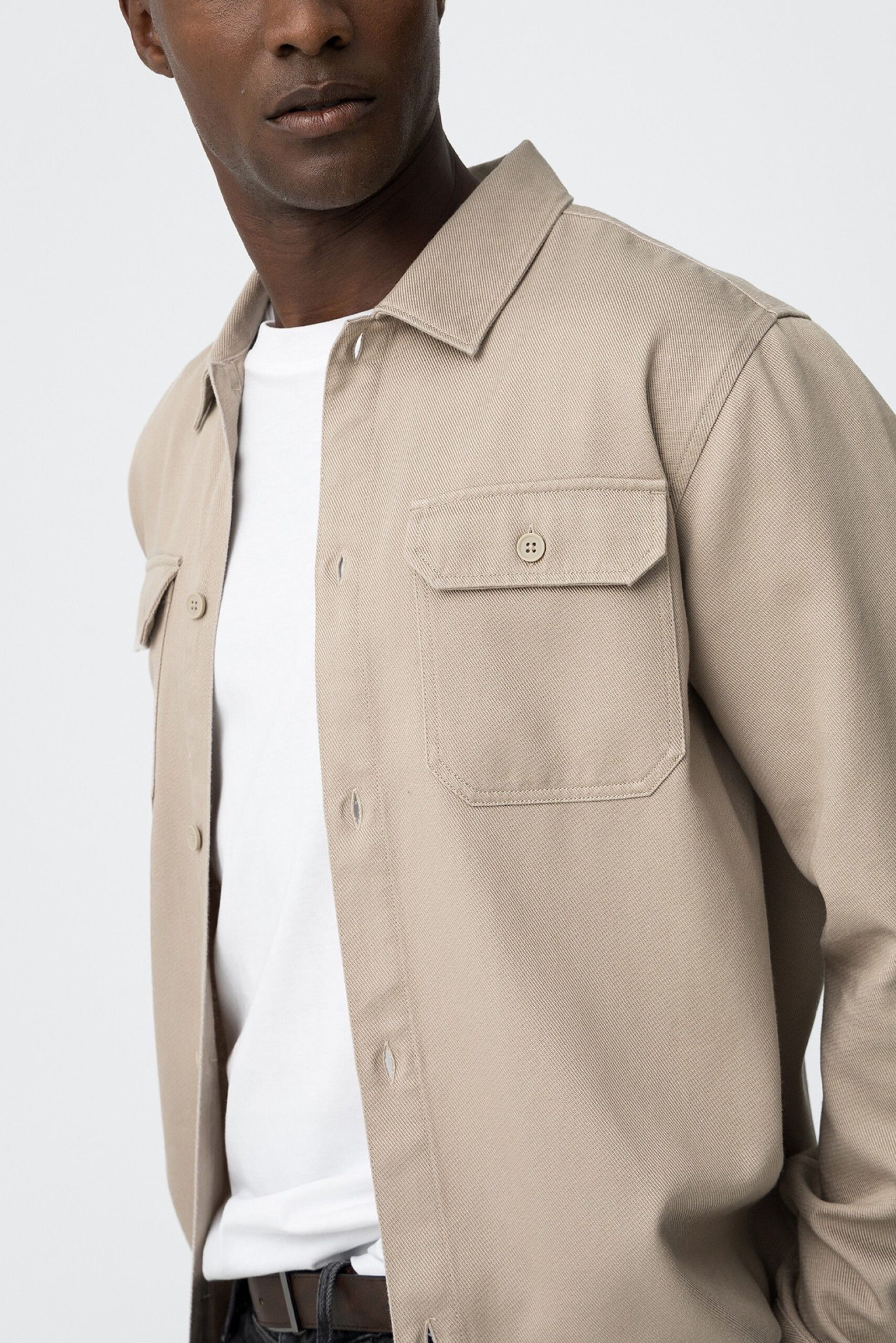 Sobrecamisa DELANO beige - Imagen 3