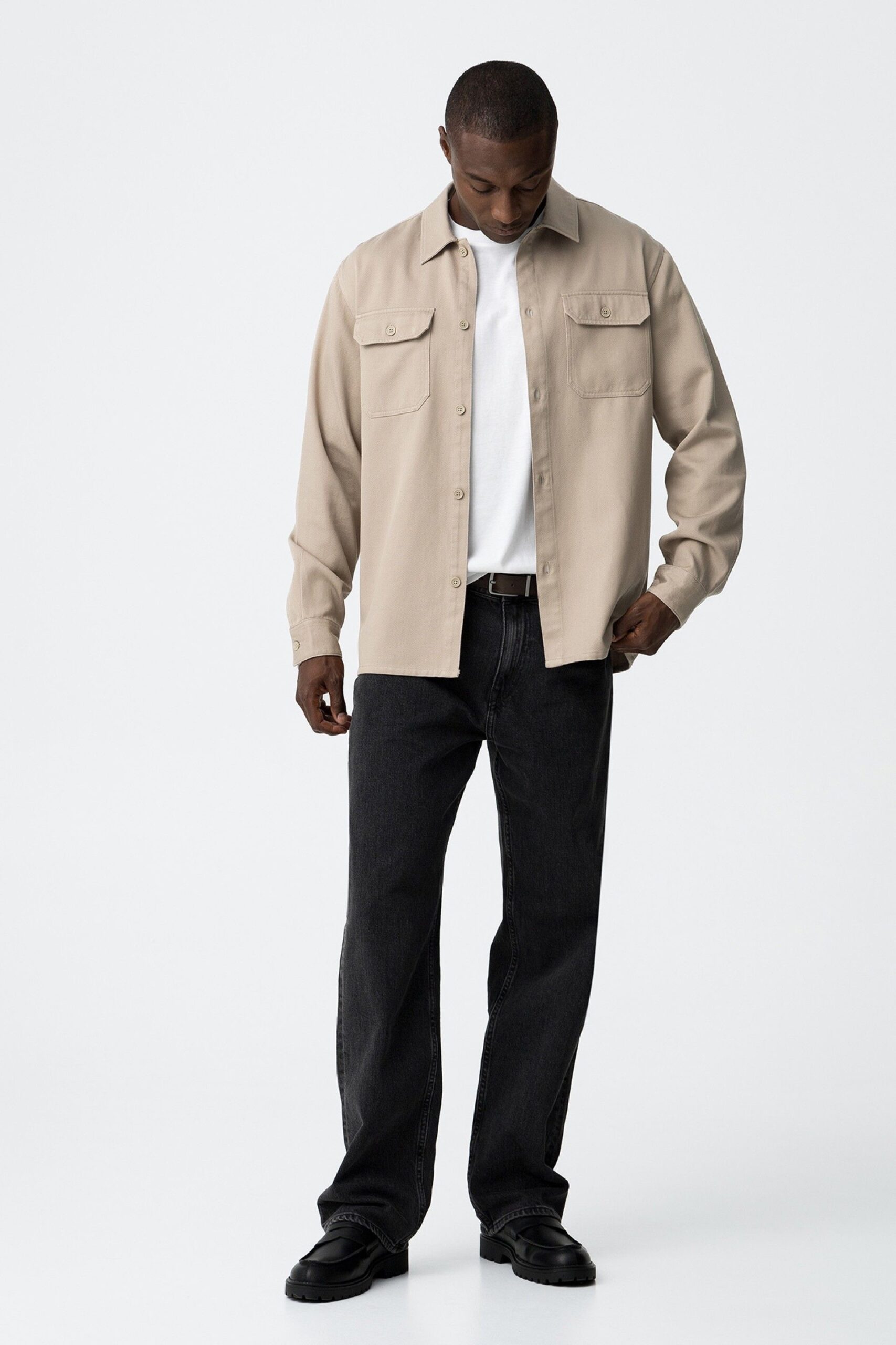 Sobrecamisa DELANO beige - Imagen 2