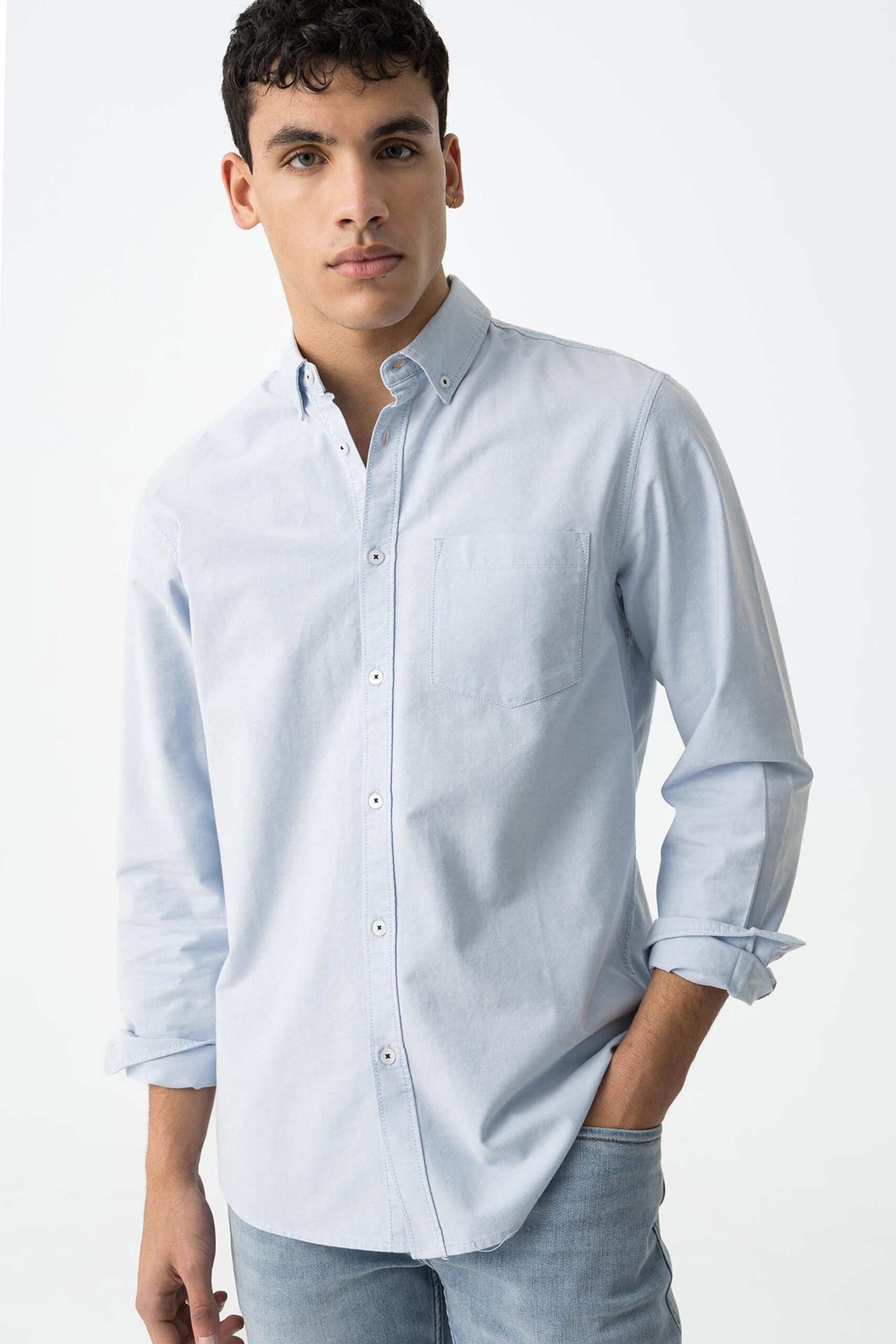Camisa TOMMY celeste - Imagen 3