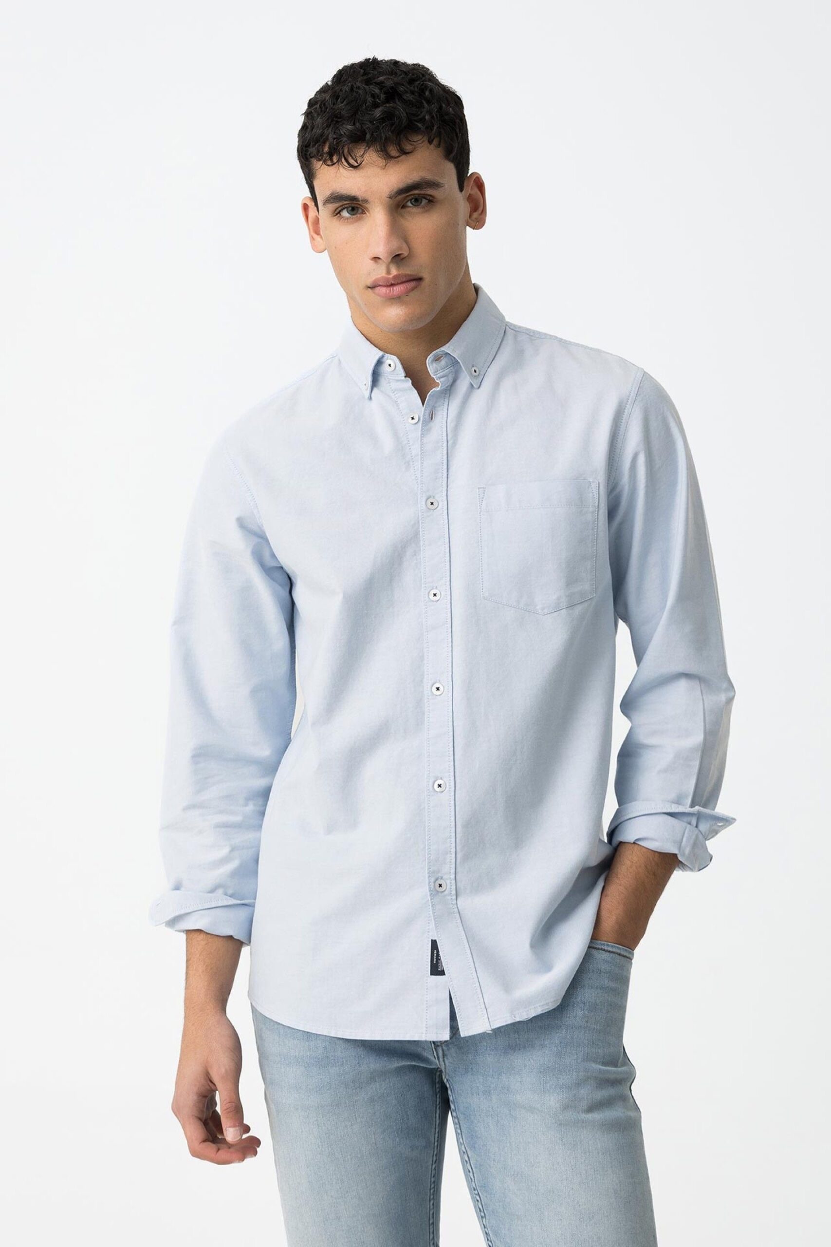 Camisa TOMMY celeste