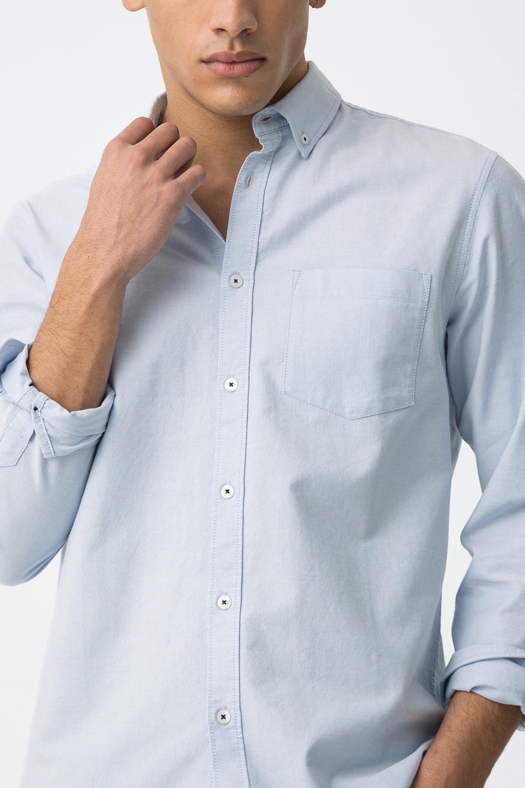 Camisa TOMMY celeste - Imagen 4