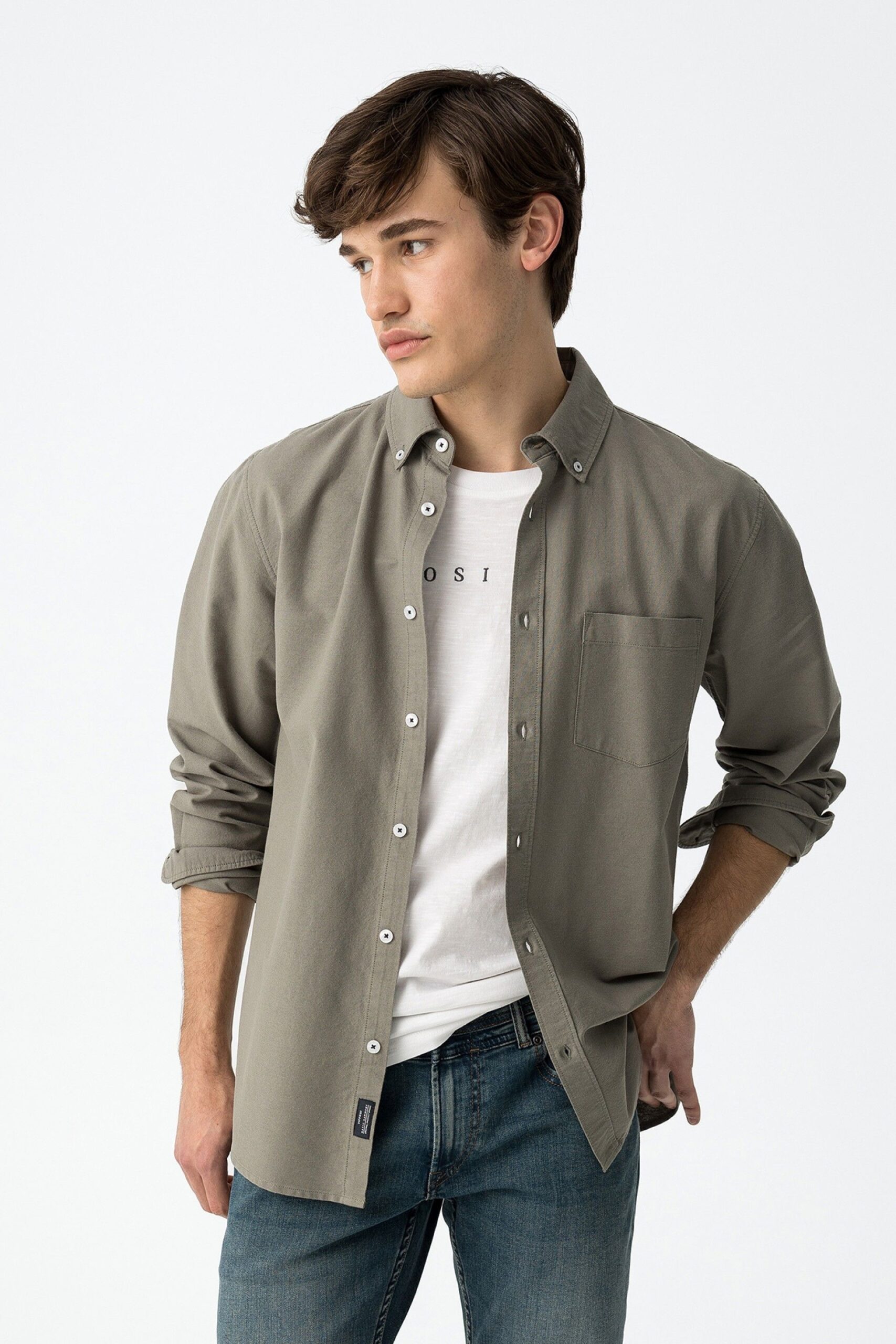 Camisa TOMMY verde - Imagen 3