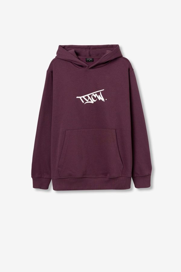 Sudadera ALBERT granate - Imagen 5