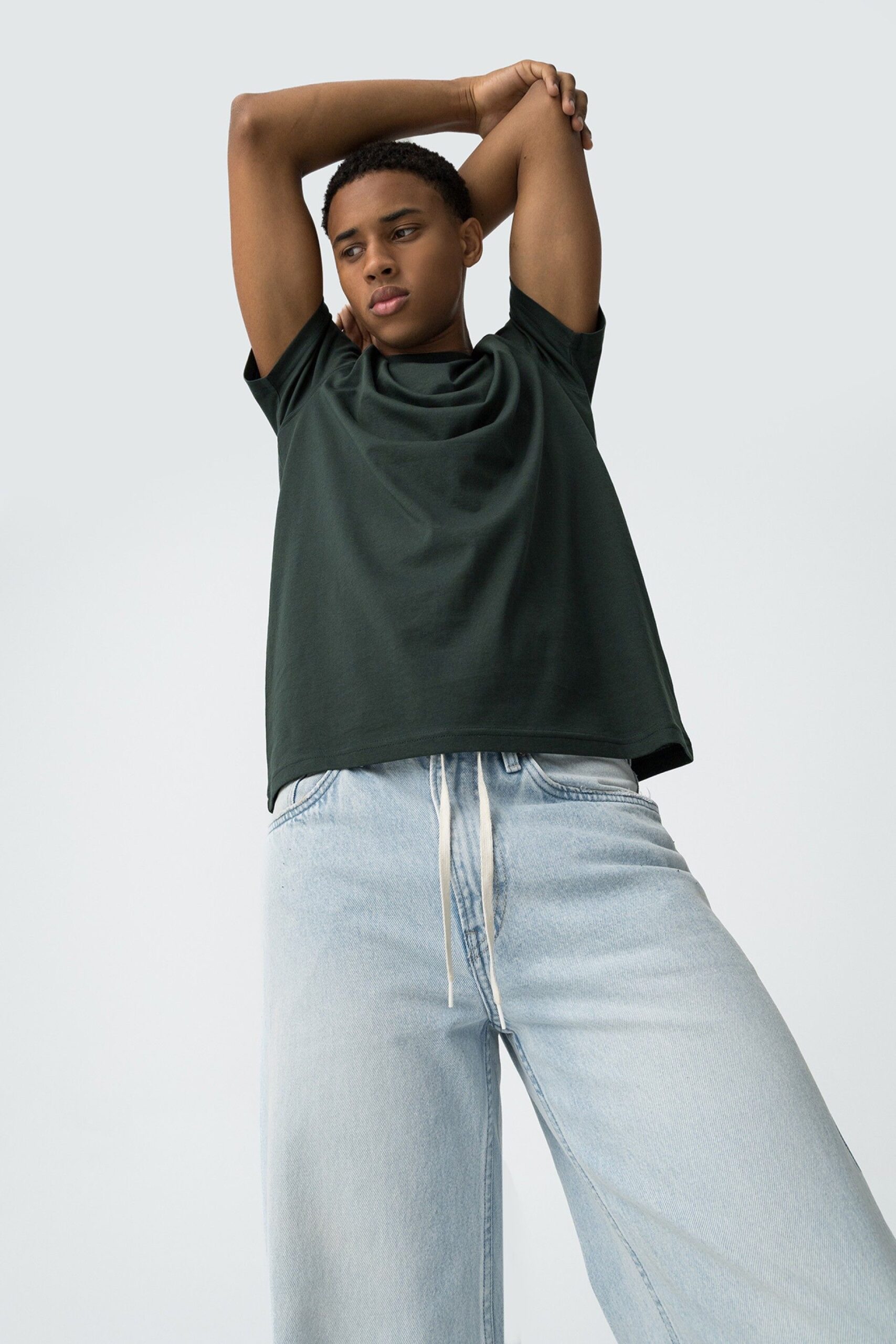 Camiseta STEPHAN verde oscuro - Imagen 2