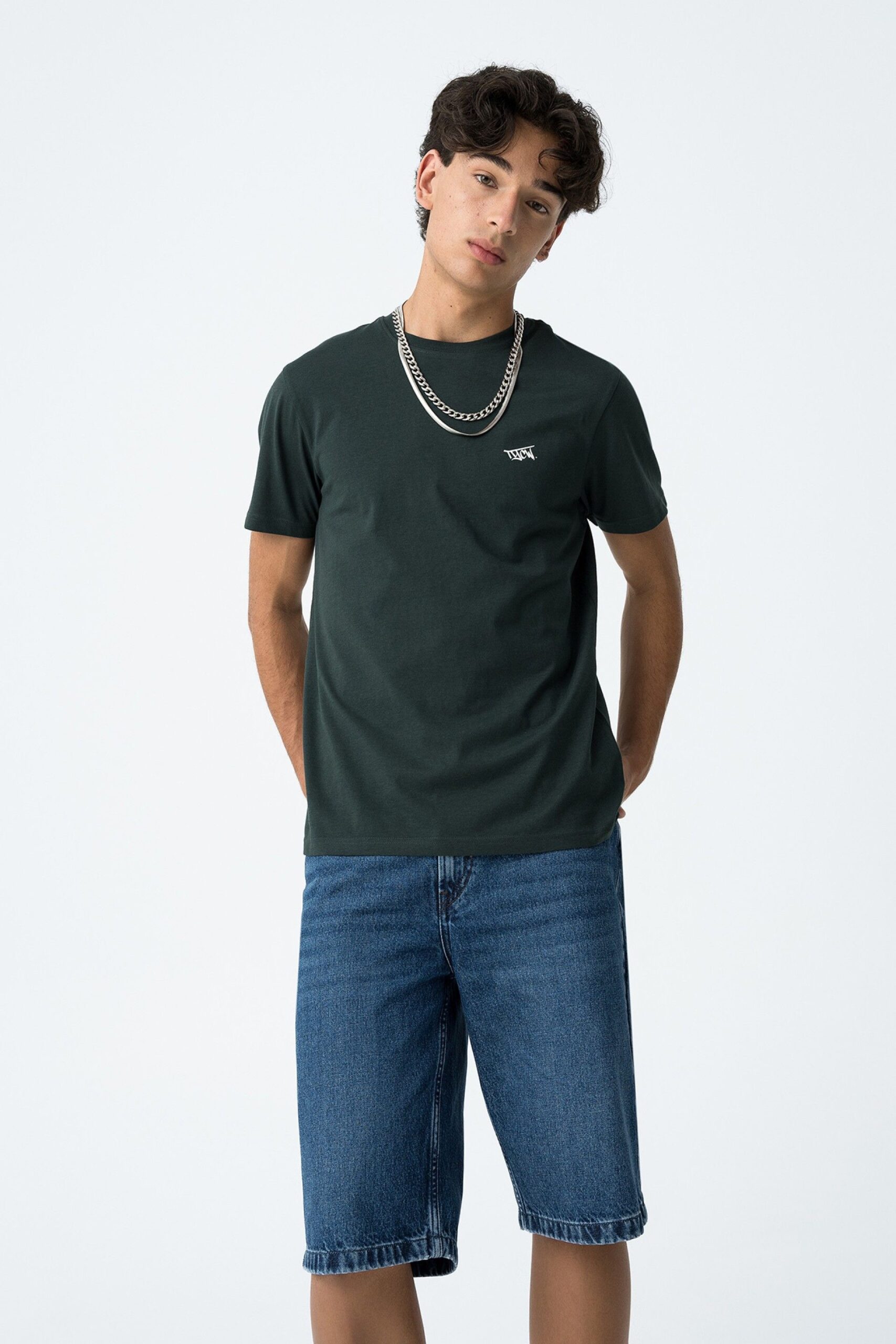 Camiseta KENZO verde oscuro - Imagen 3