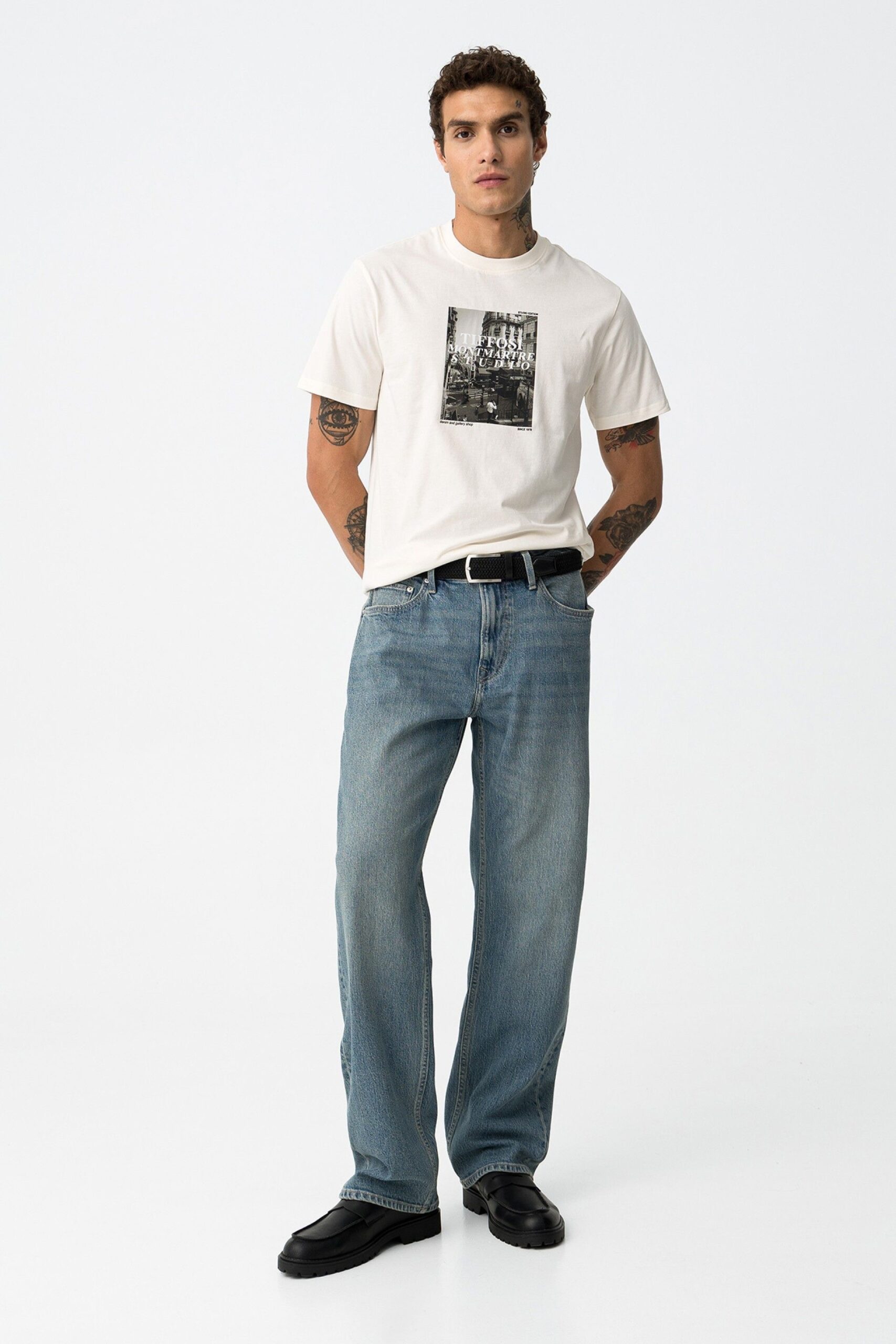 Camiseta ADLER beige - Imagen 3