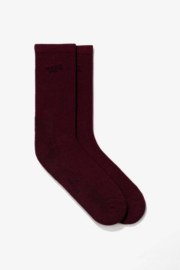 Calcetines JAVI burdeos
