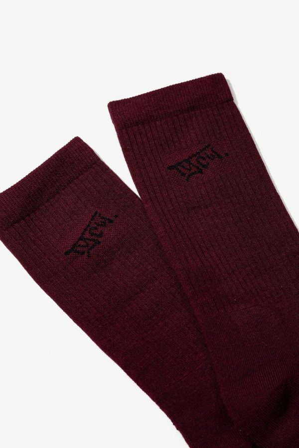 Calcetines JAVI burdeos - Imagen 2