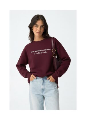 Sudadera Oceanic BURDEOS