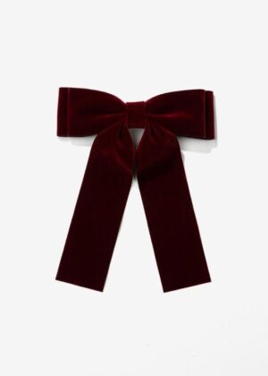 LAZO TERCIOPELO BURDEOS