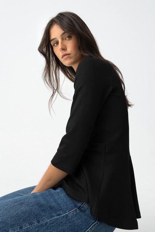 Camiseta Kelly negra - Imagen 2