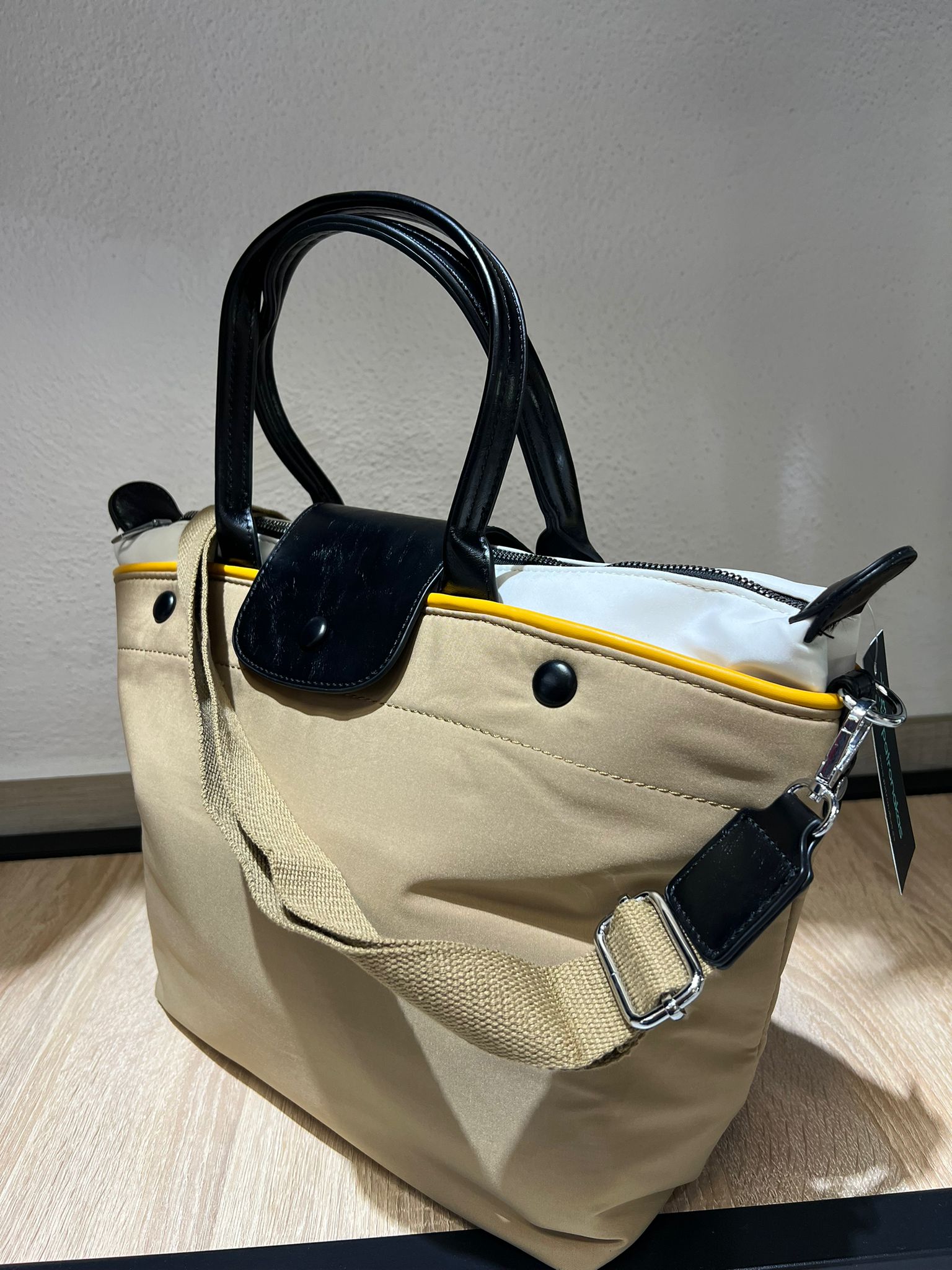 Bolso shopper MADRID camel - Imagen 3