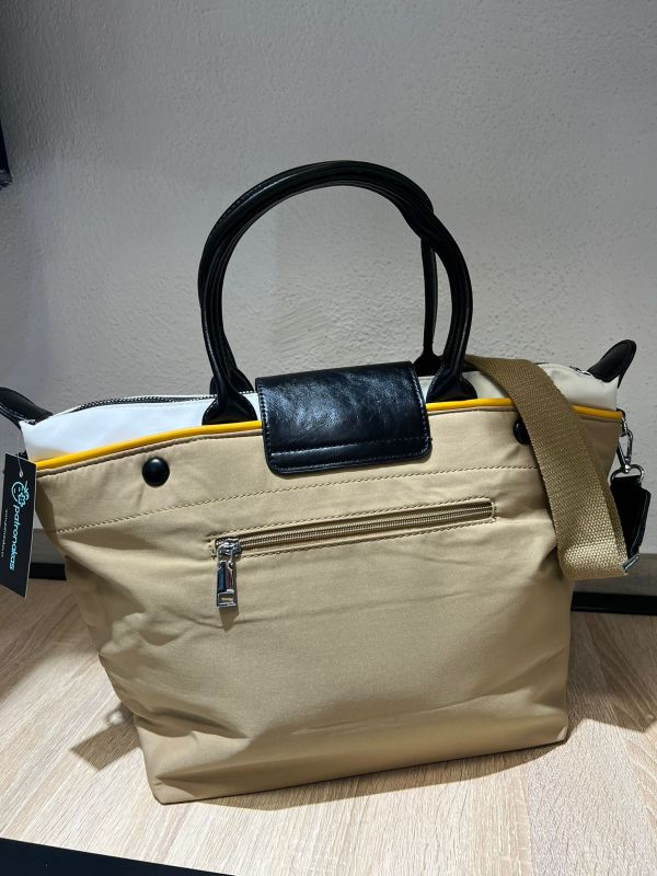 Bolso shopper MADRID camel - Imagen 4