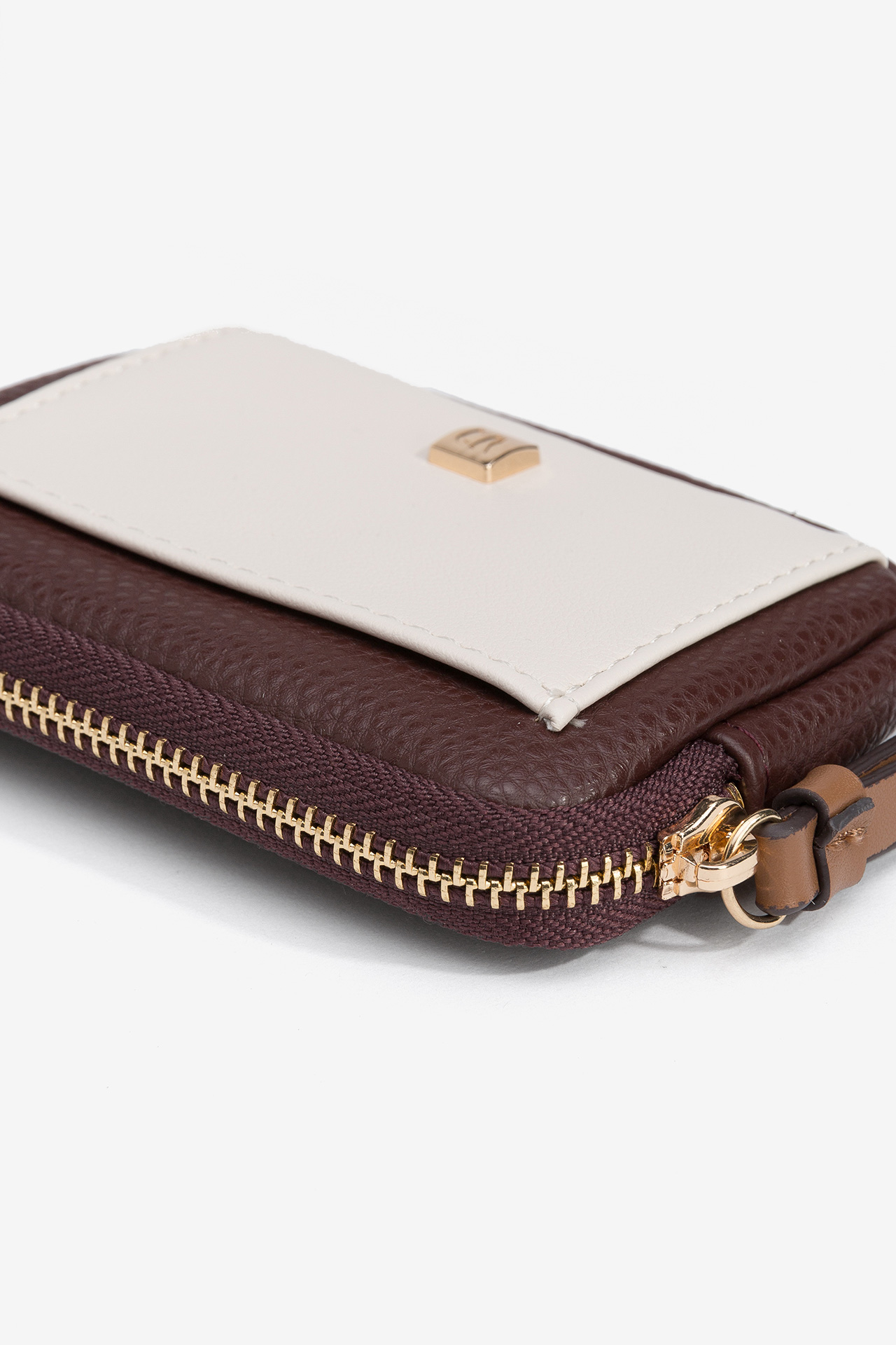 Monedero BICOLOR burdeos - Imagen 2