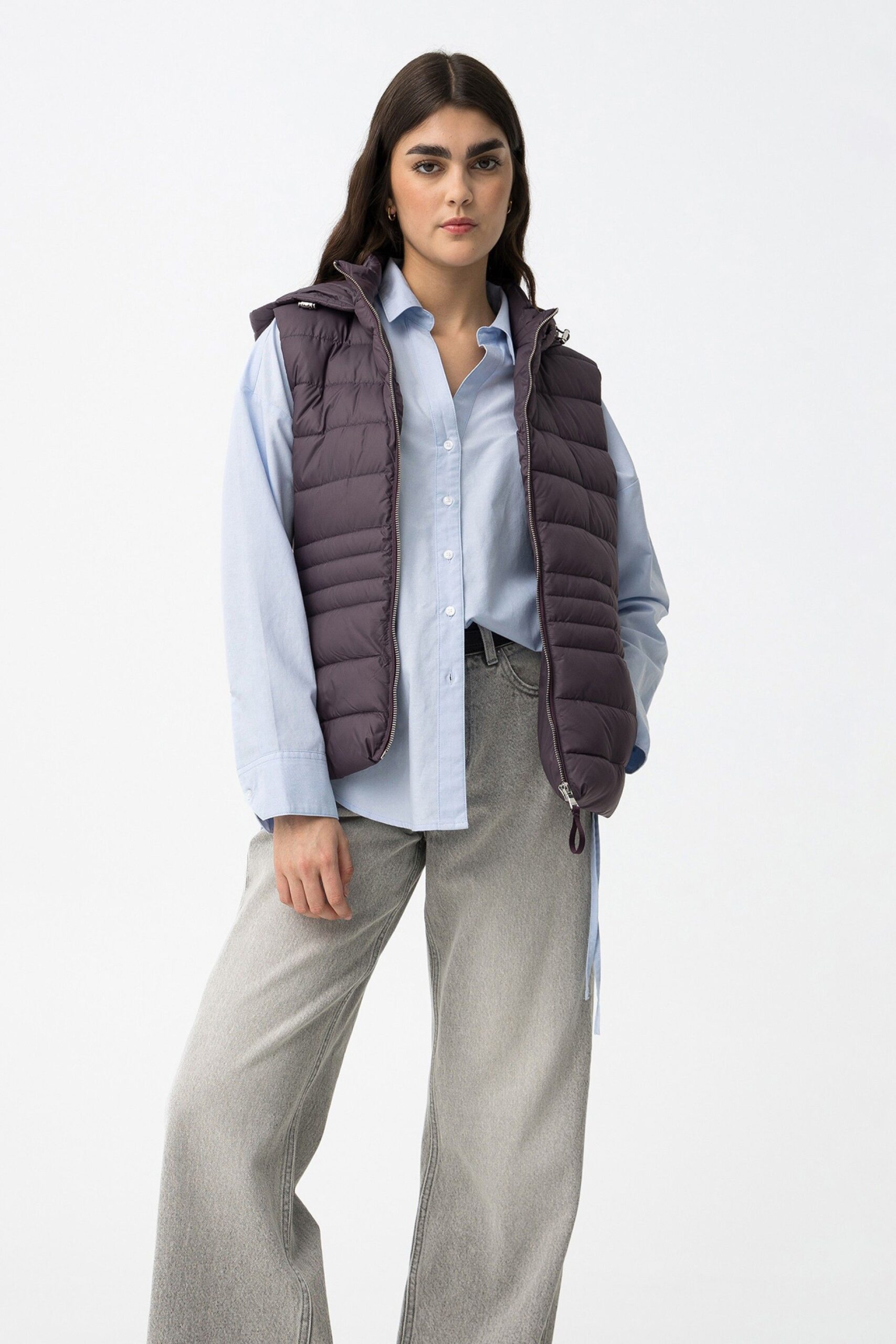 Chaleco Eve Berenjena