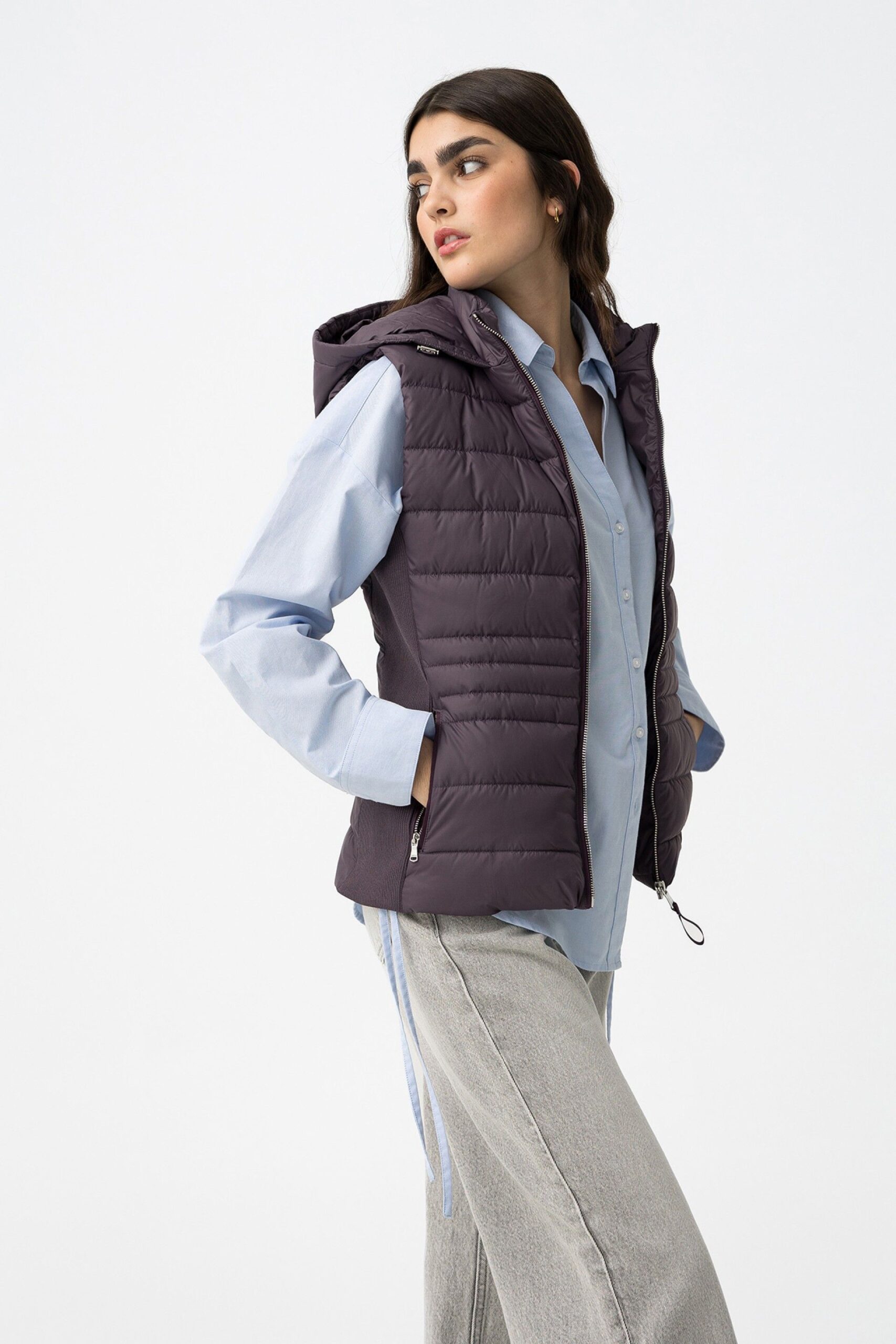 Chaleco Eve Berenjena - Imagen 3