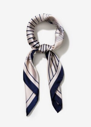 Pañuelo LIRIOS marino