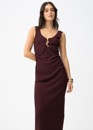 Vestido Baltoy Burdeos