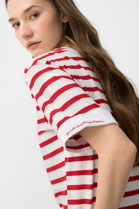 Camiseta Amora rayas - Imagen 2