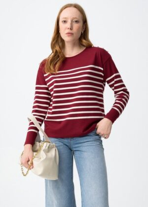Camiseta jersey Venice Burdeos