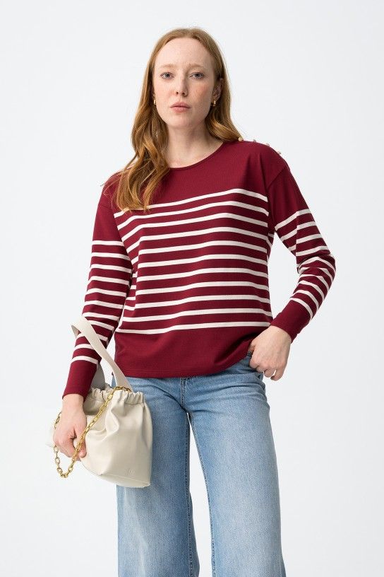 Camiseta jersey Venice_4 rojo