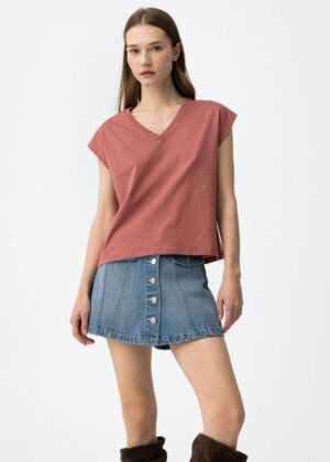 Camiseta Charlize Coral