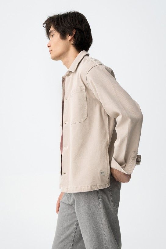 Sobrecamisa Kris beige - Imagen 2