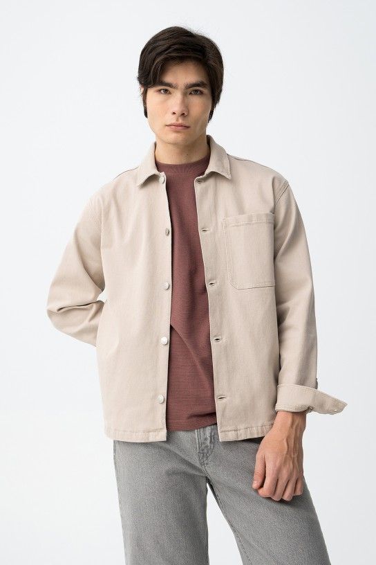 Sobrecamisa Kris beige