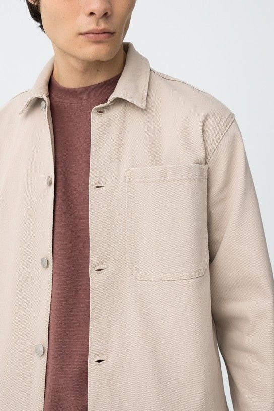 Sobrecamisa Kris beige - Imagen 3