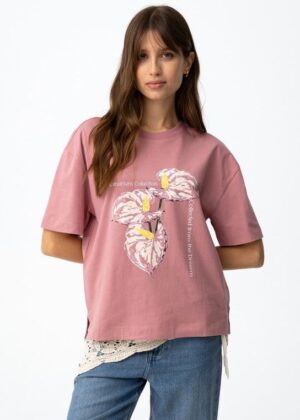 Camiseta Spoink Rosa