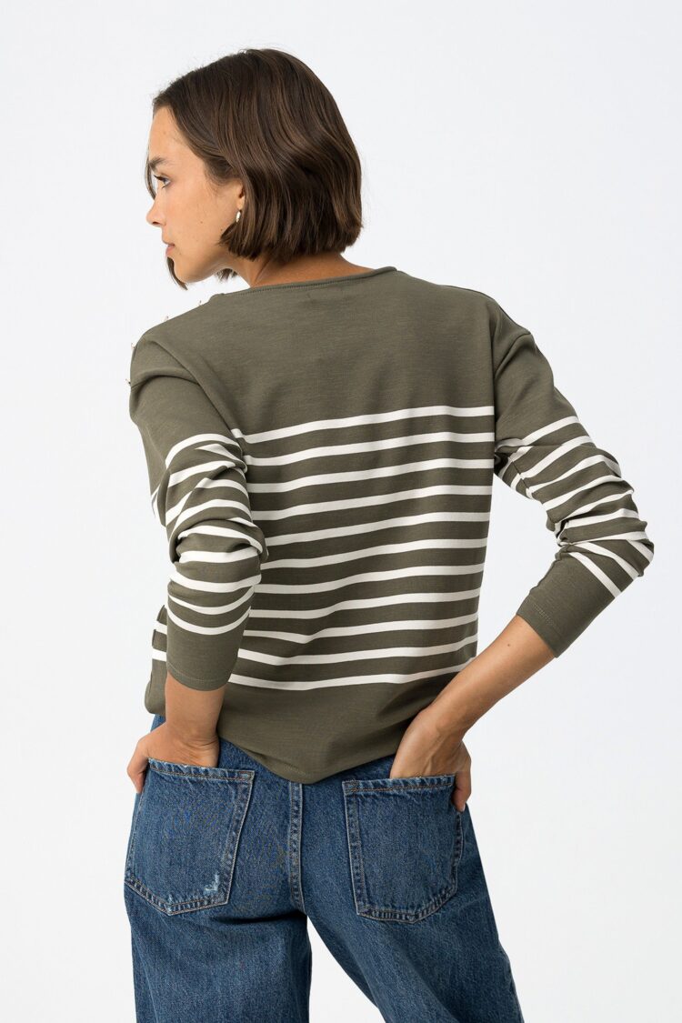 Camiseta Venice verde y blanco - Imagen 2