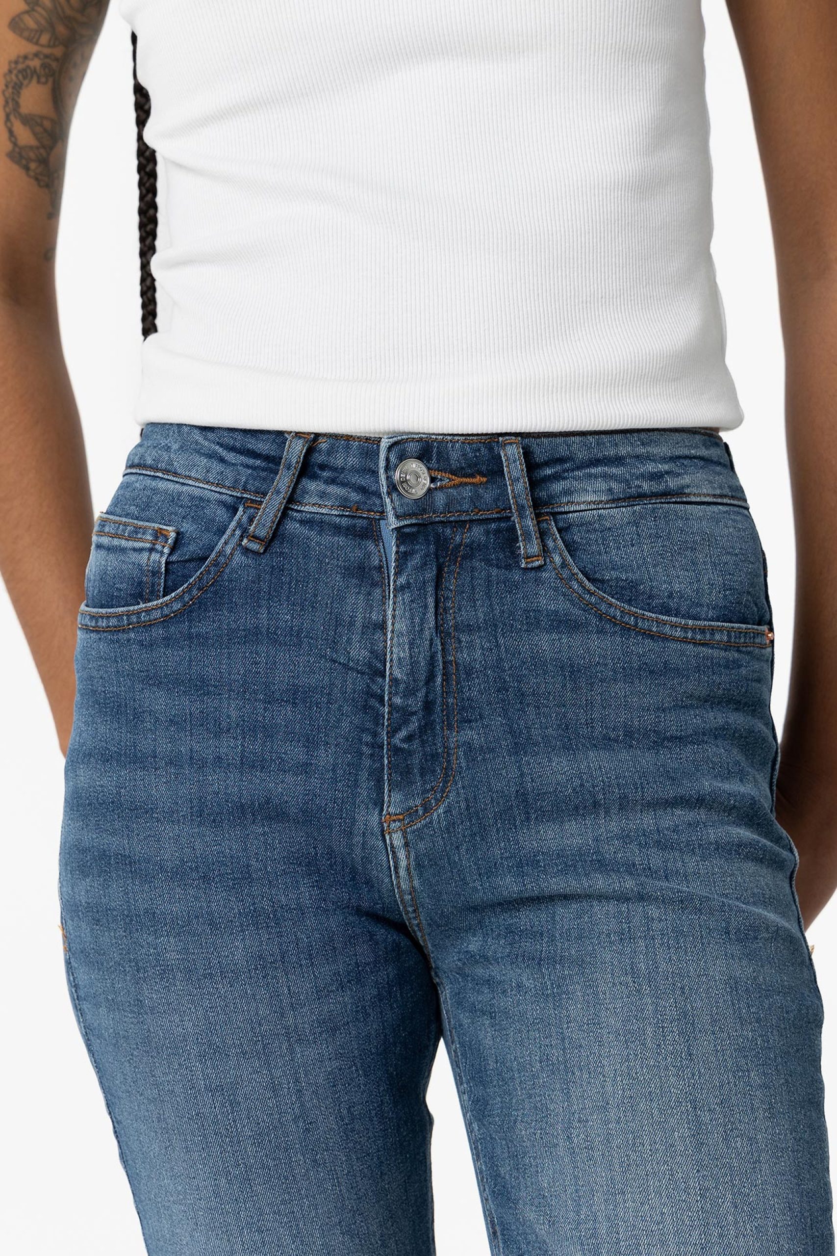 JEAN LAUREN_354 Pitillo Denim lavado - Imagen 5