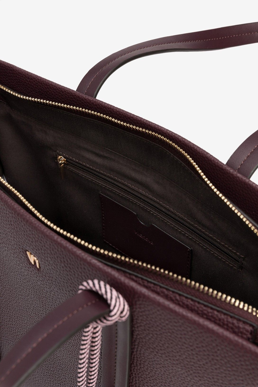 Bolso shopper BAG_4842 vino - Imagen 4