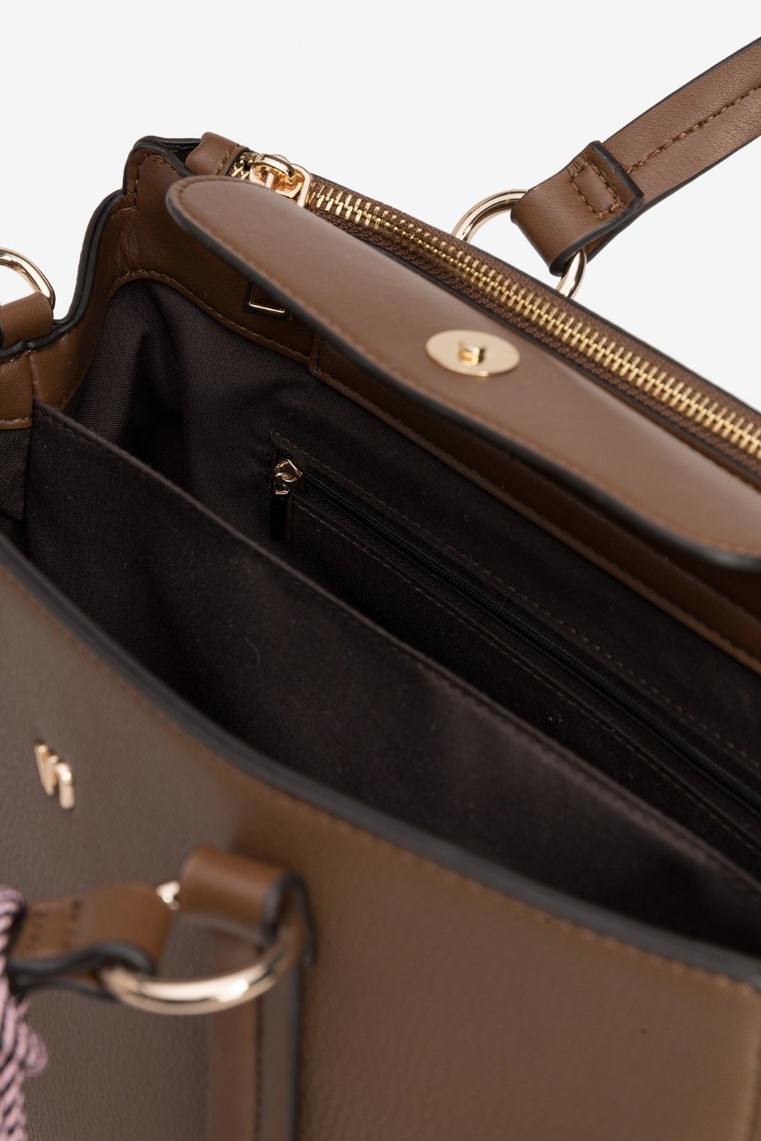 Bolso shopper BAG_4843 camel - Imagen 2