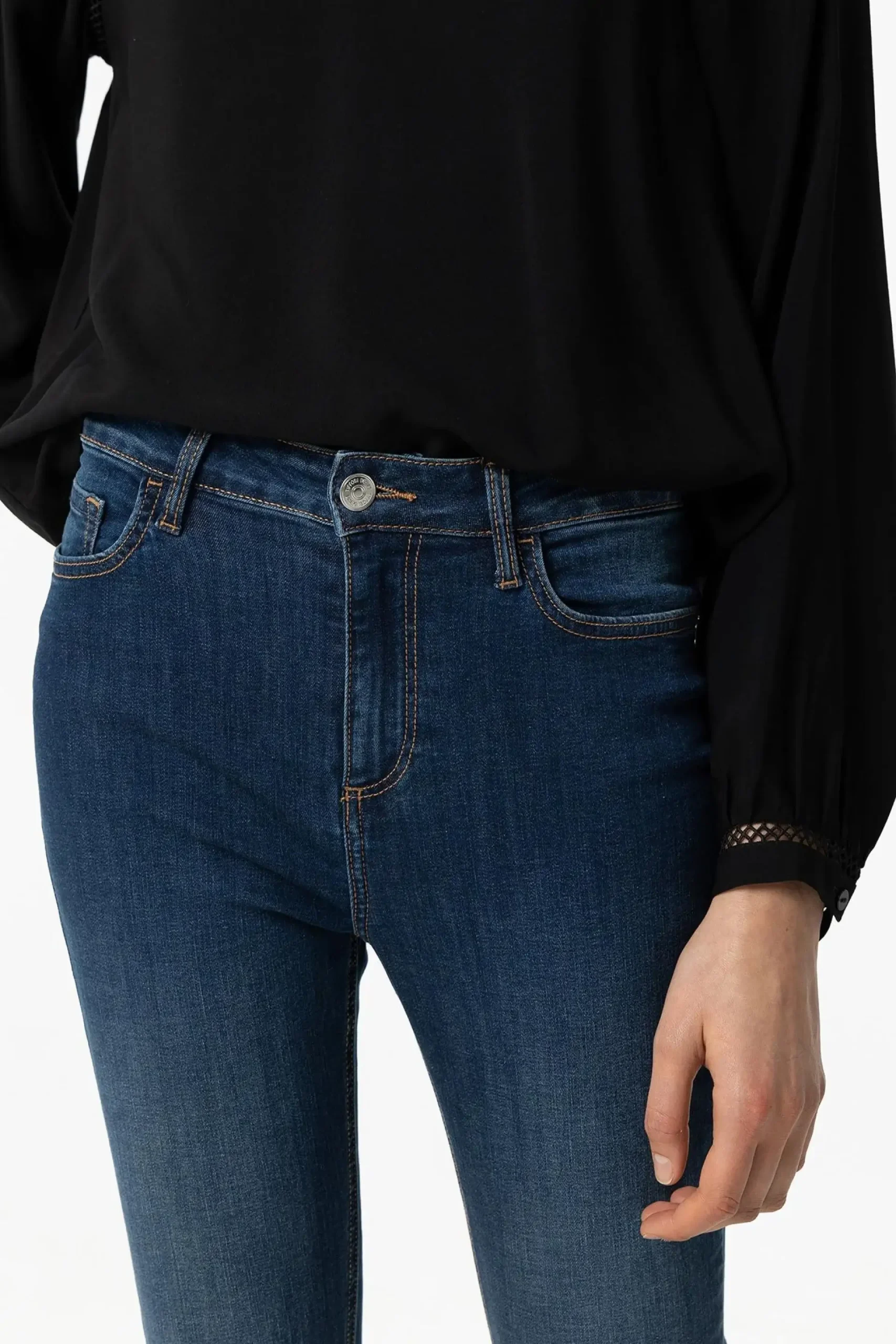 JEAN LAUREN_306 Pitillo Denim oscuro - Imagen 3