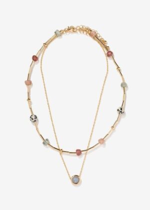 Collar doble 3885  Oro