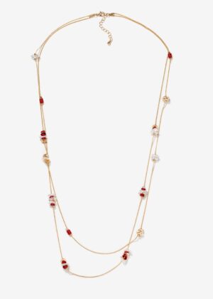 Collar 2860 doble rojo