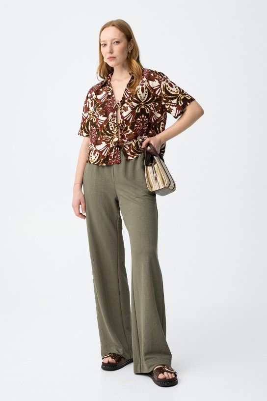 Pantalon Mellow verde