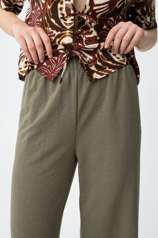 Pantalon Mellow verde - Imagen 3