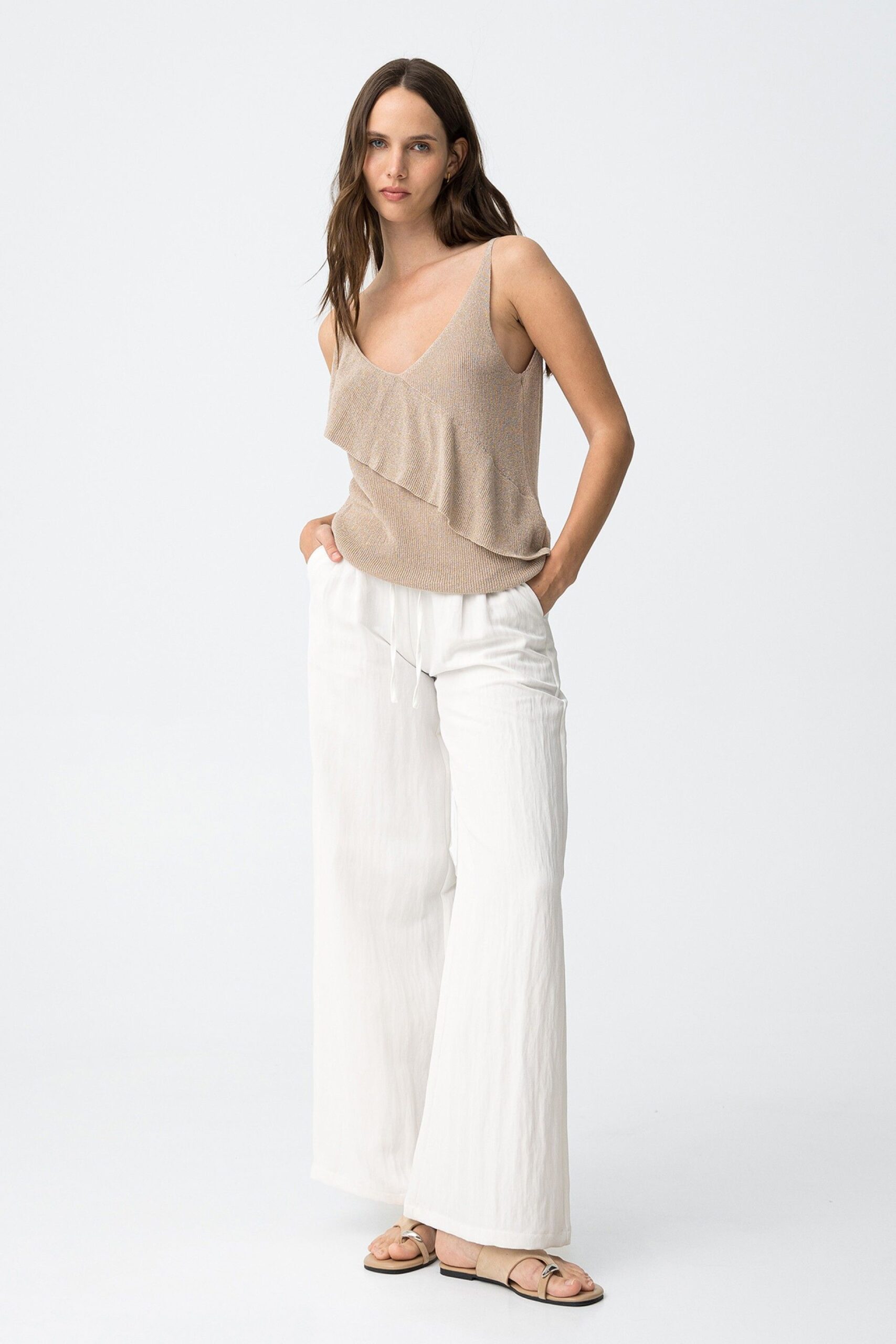 Pantalon Augusta Blanco