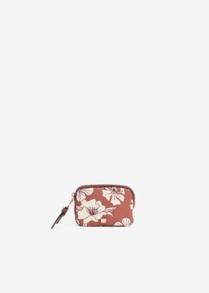 Monedero 4407 flores naranja