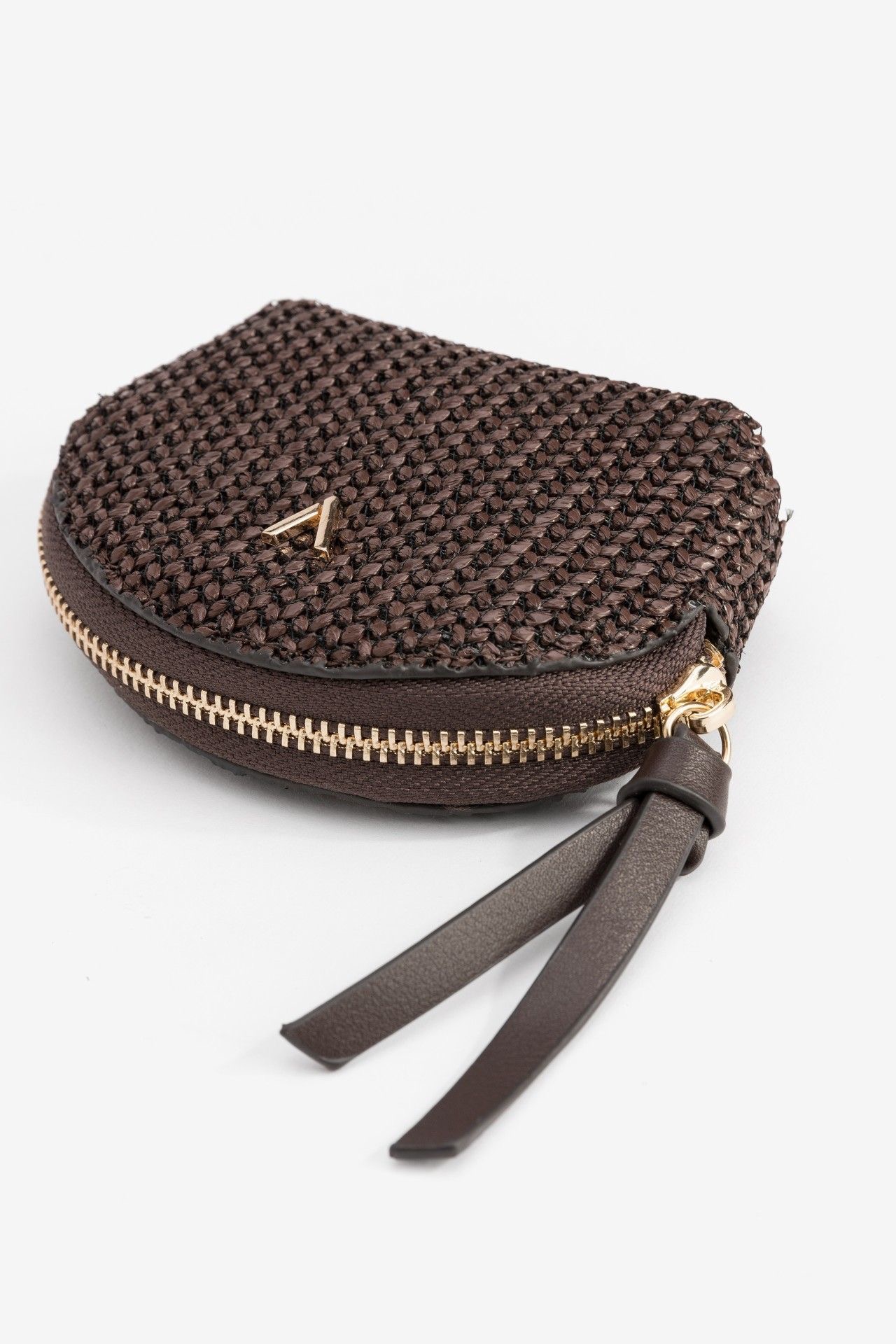Monedero 4442 rafia chocolate - Imagen 2