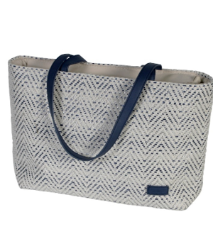 BOLSO 2 ASAS ZIG-ZAG AZUL