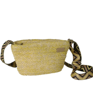 BANDOLERA CROCHET ASAS ZIG-ZAG
