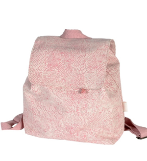 PACK MOCHILA SOLAPA Y MONEDERO PRINT ROSA