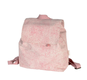 PACK MOCHILA SOLAPA Y MONEDERO PRINT ROSA