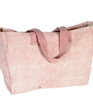 PACK CAPAZO Y NECESER PRINT ROSA